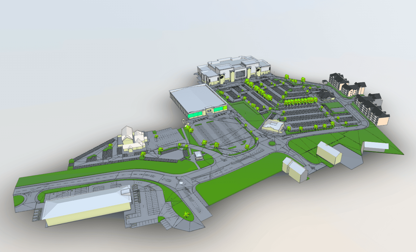 The Valley Leisure Park 1 BIM and 3D Model survey revit