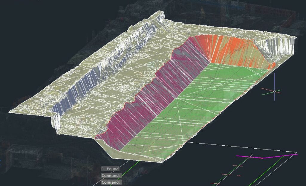 Drone Surveys and Inspections volumetrics, cut and fill