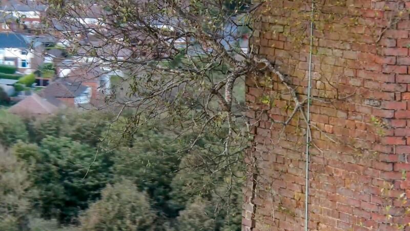 Barrow Bridge Chimney Inspection 1 Drone Surveys and Inspections Barrow Bridge Chimney Inspection